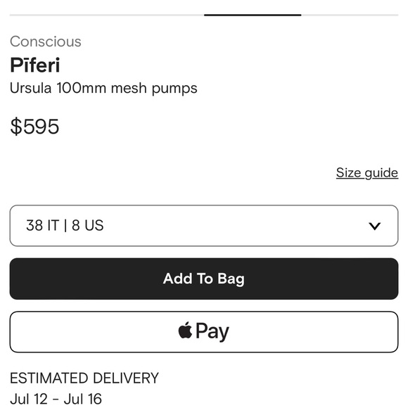 Piferi Ursula 100mm mesh pumps - Picture 4 of 9